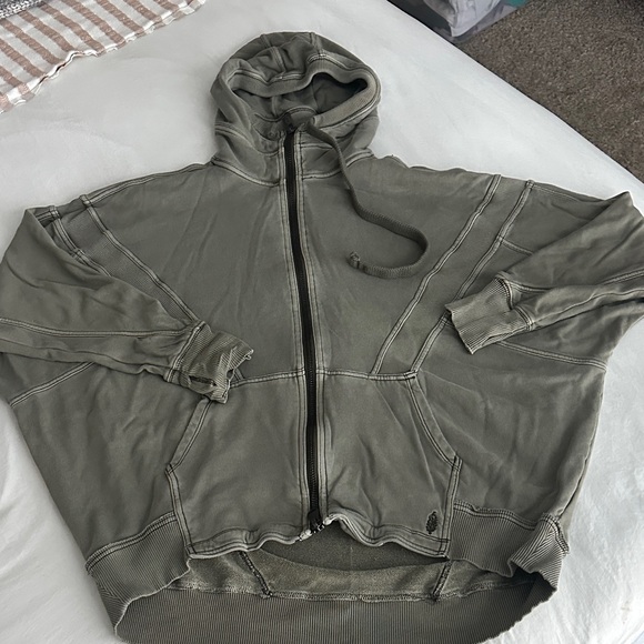 FP Movement by Free People Sweaters - FP Movement by Free People Olive Green Hoodie